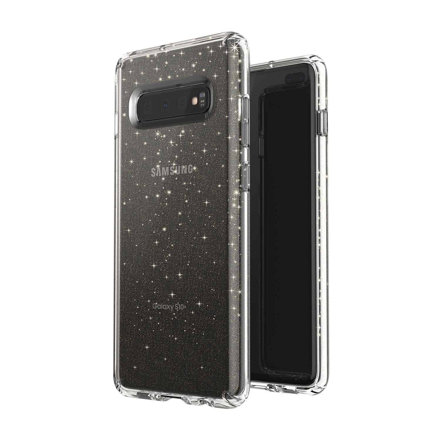 Presidio Clear + Glitter Galaxy S10+ Cases