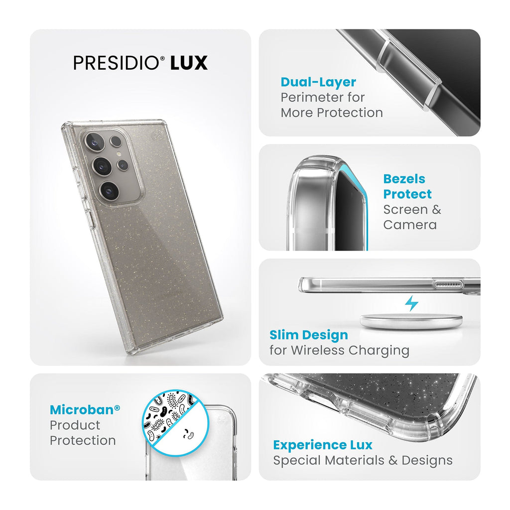 Presidio Lux Glitter Samsung Galaxy S24 Ultra Cases