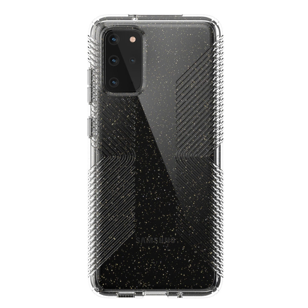 Presidio Perfect-Clear Glitter + Grips Samsung Galaxy S20+ Cases