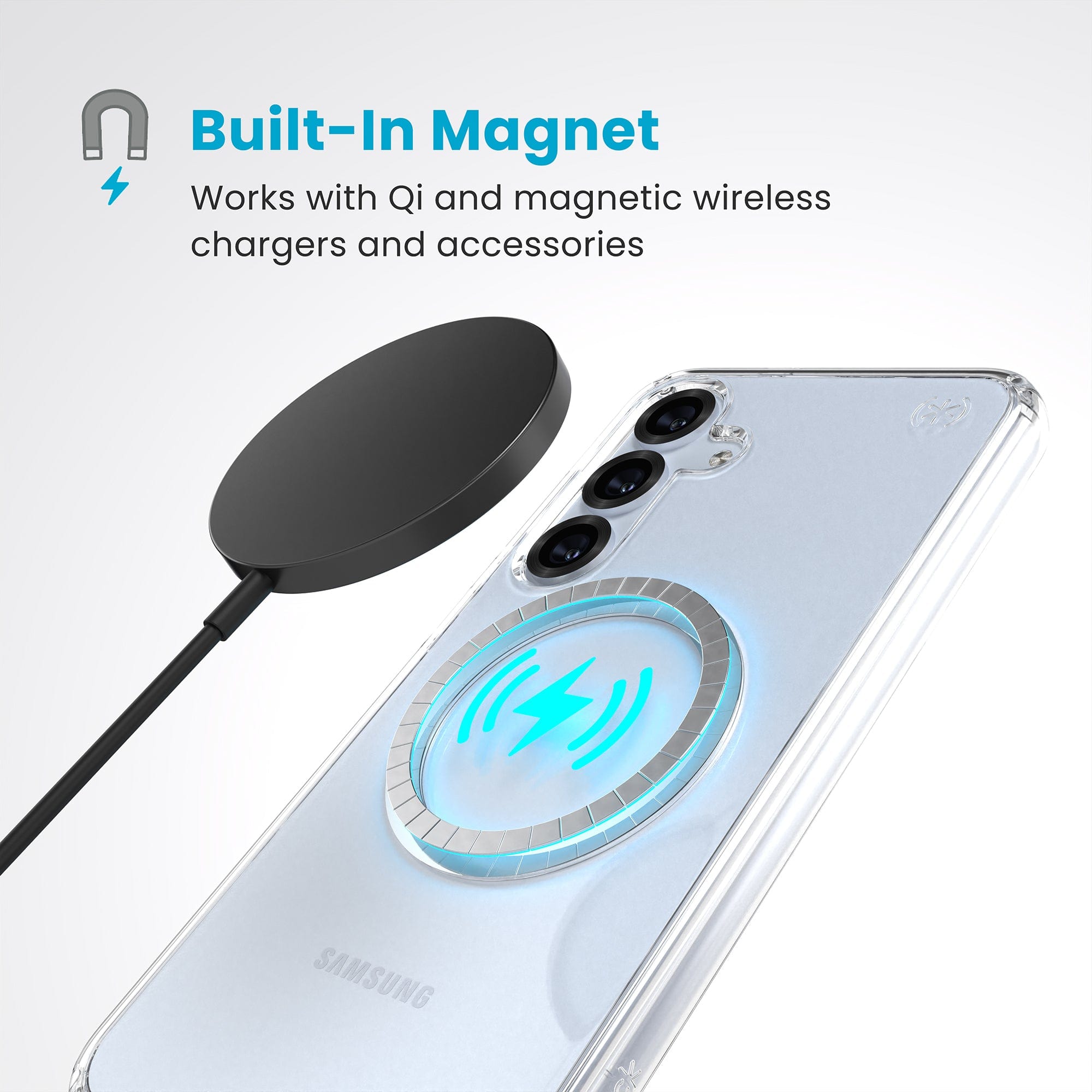 Presidio Perfect-Clear Magnet Samsung Galaxy S25+ Cases