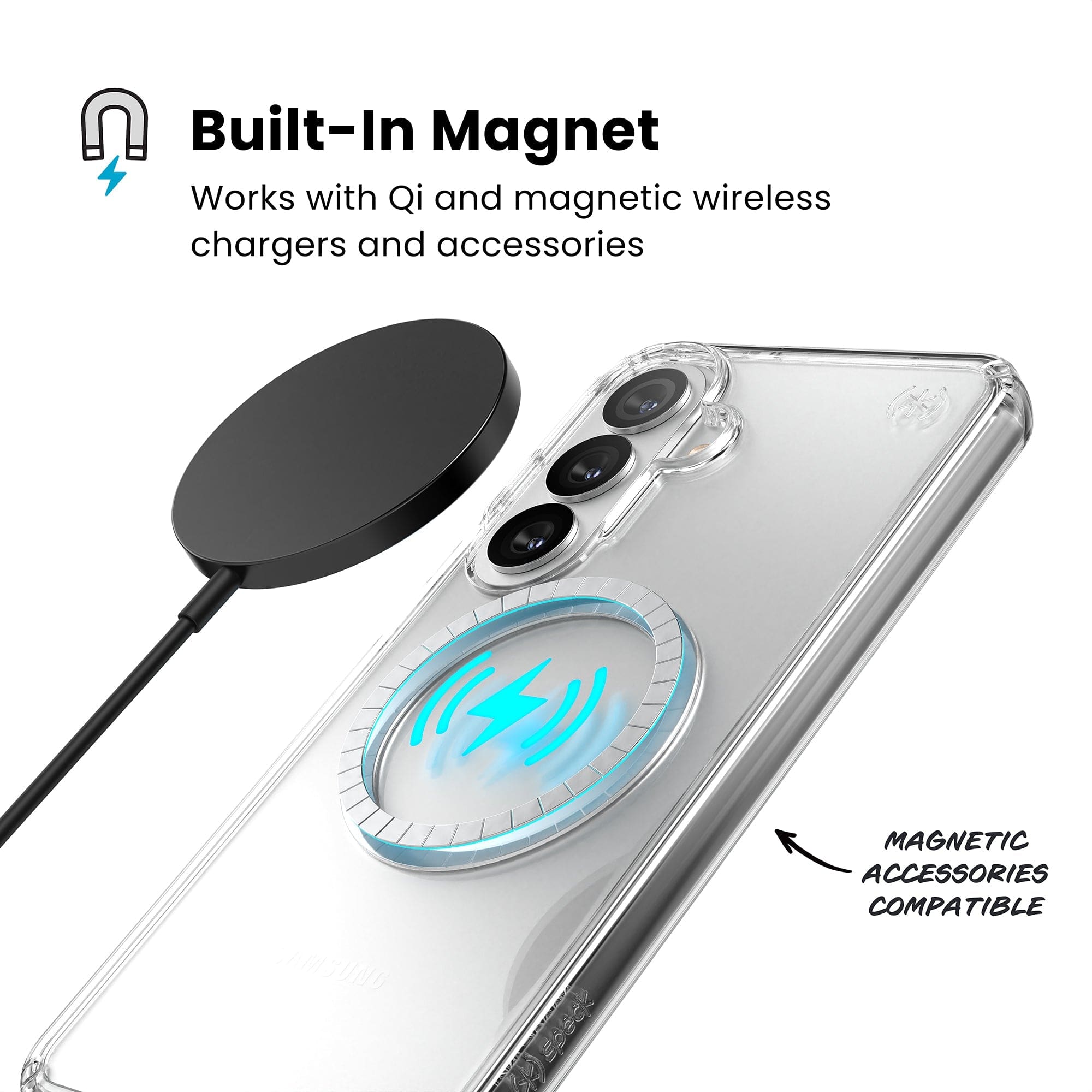 Presidio Perfect-Clear Magnet Samsung Galaxy S26+ Case