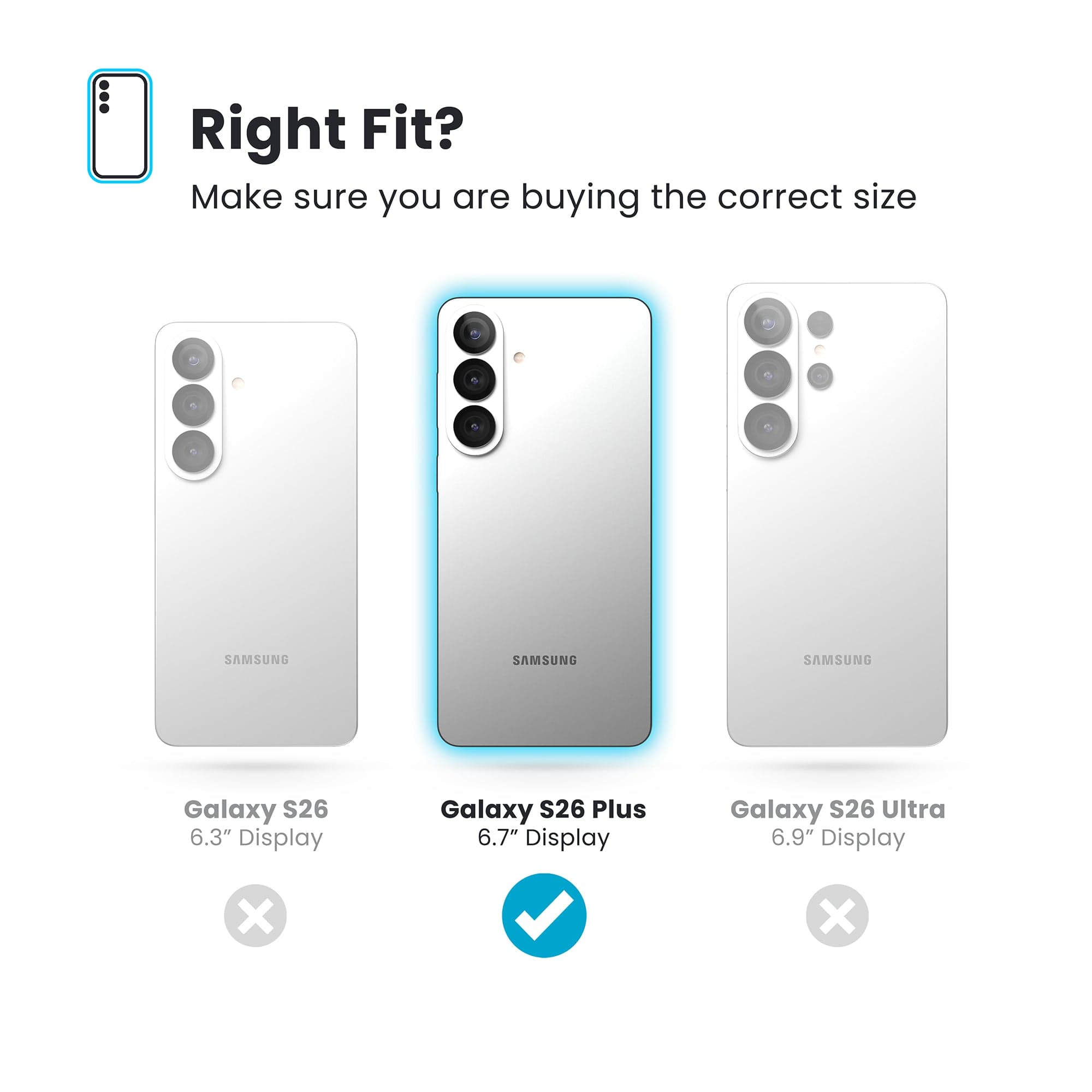 Presidio Perfect-Clear Magnet Samsung Galaxy S26+ Case