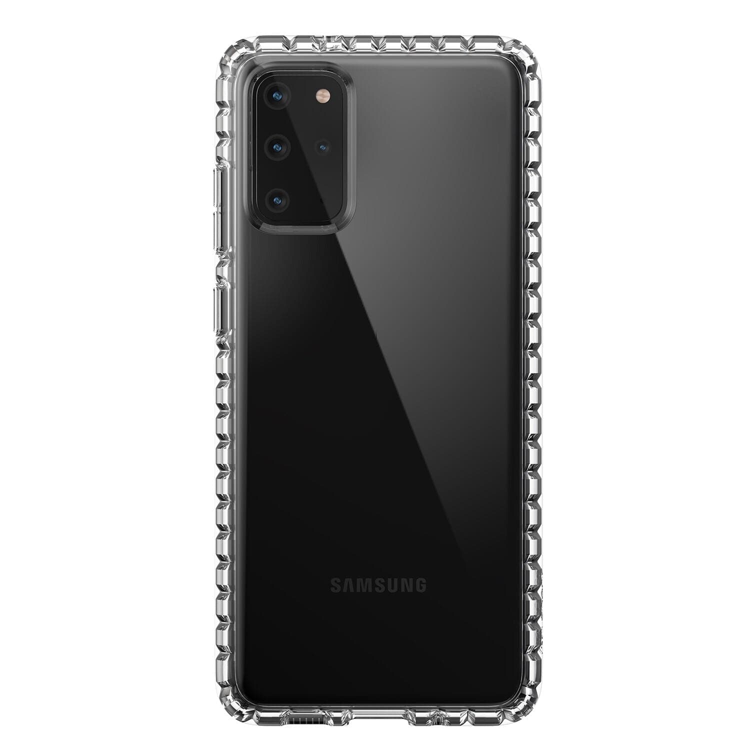 Presidio Perfect-Clear with Impact Geometry Samsung Galaxy S20+ Cases