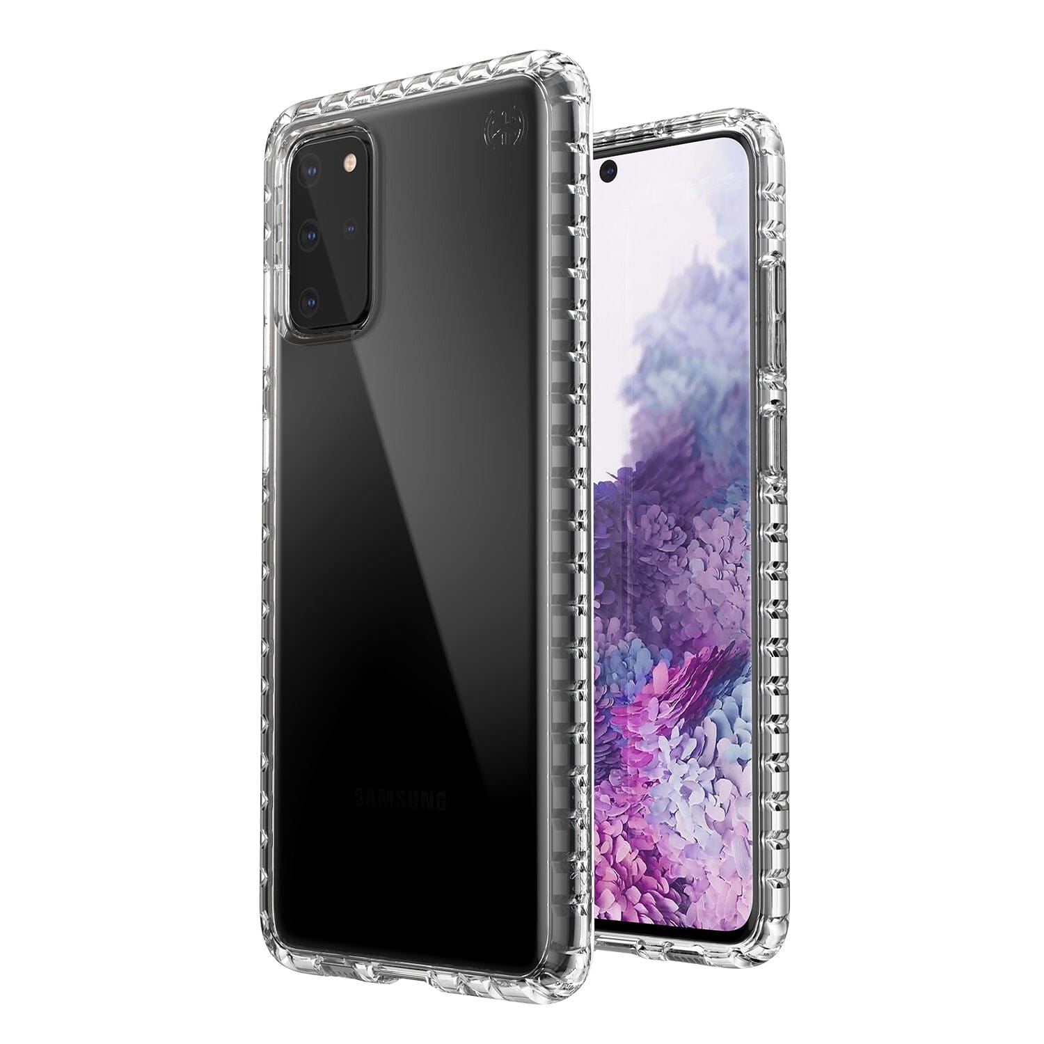 Presidio Perfect-Clear with Impact Geometry Samsung Galaxy S20+ Cases