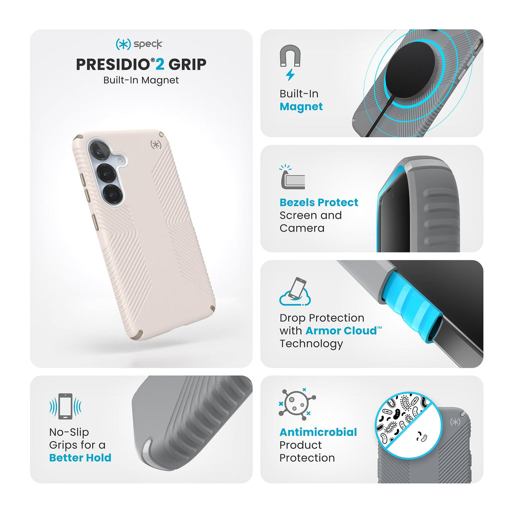 Presidio2 Grip Magnet Samsung Galaxy S25 Cases