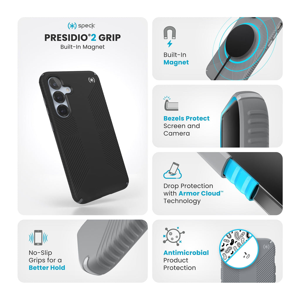 Presidio2 Grip Magnet Samsung Galaxy S25+ Cases