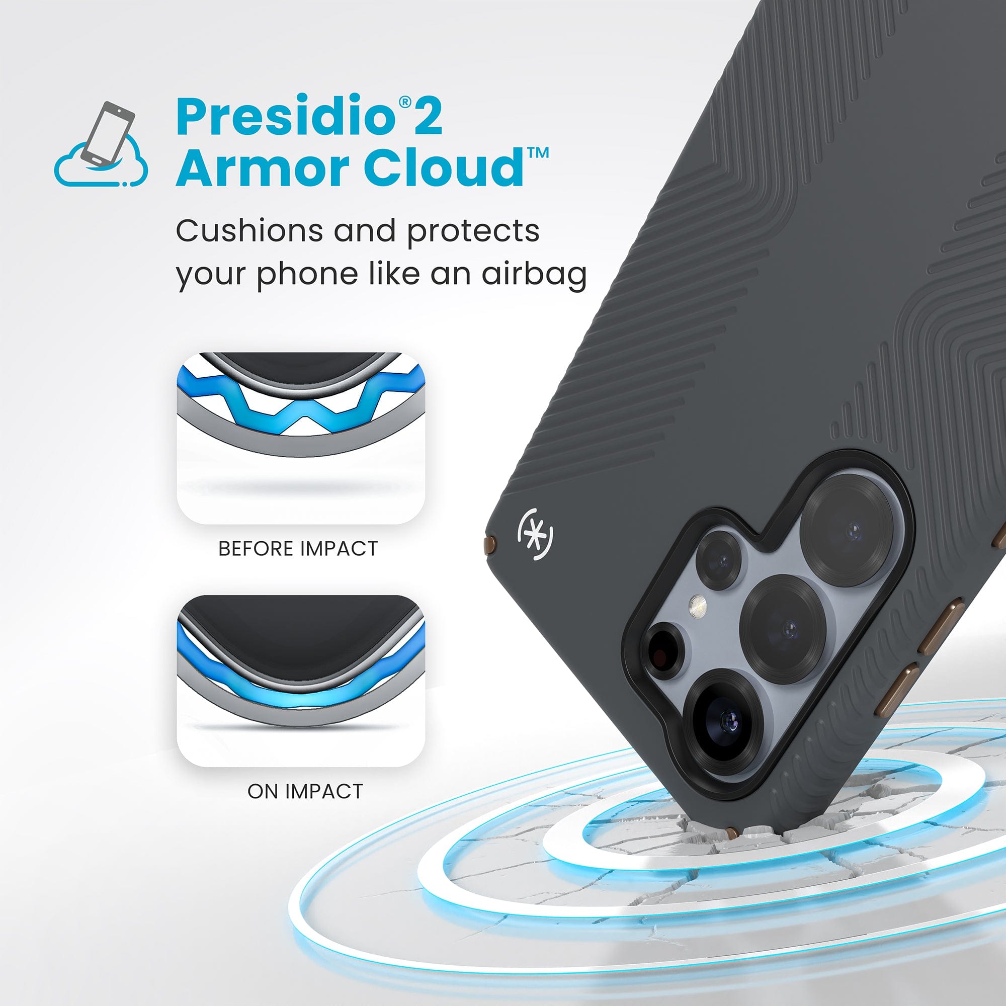 Presidio2 Grip Magnet Samsung Galaxy S25 Ultra Cases